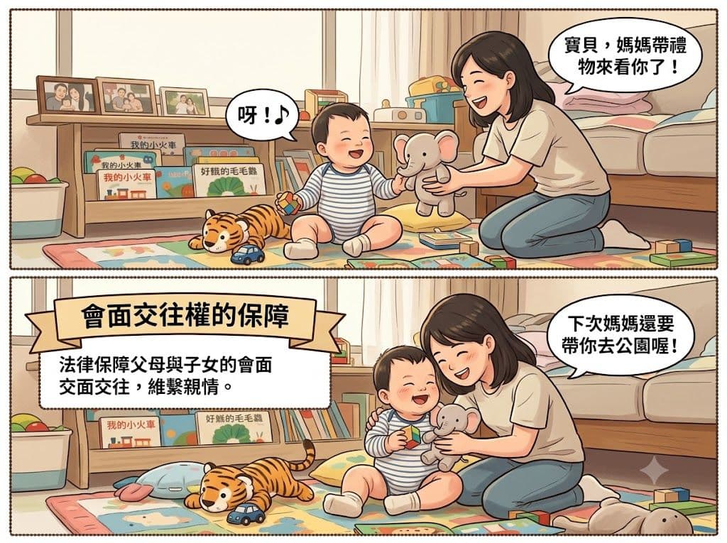 離婚後看不到孩子？談談「未成年子女會面交往權」（探視權）