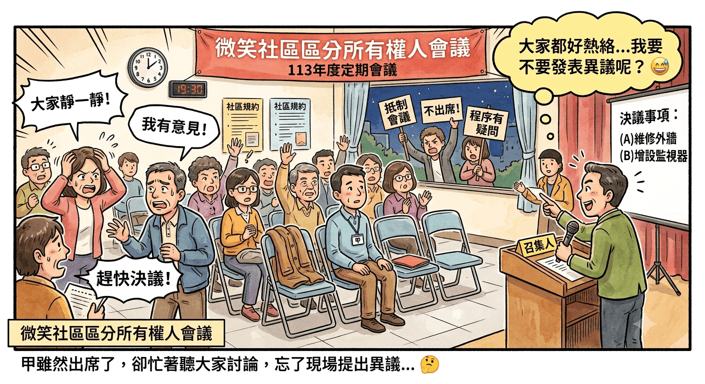 什麼是區分所有權人會議?出席後沒反對,還能撤銷決議嗎?